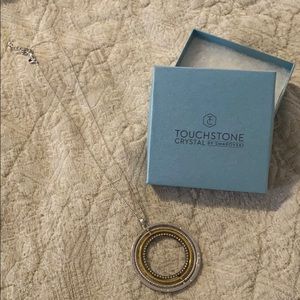 Touchstone crystal by Swarovski necklace